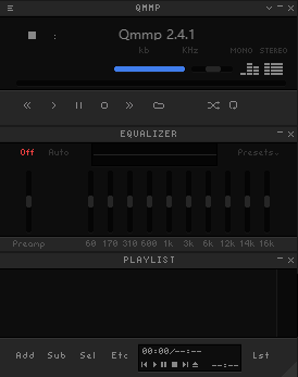 Qmmp v2.4.1开源音乐播放器便携版 Qmmp v2.4.1开源音乐播放器便携版