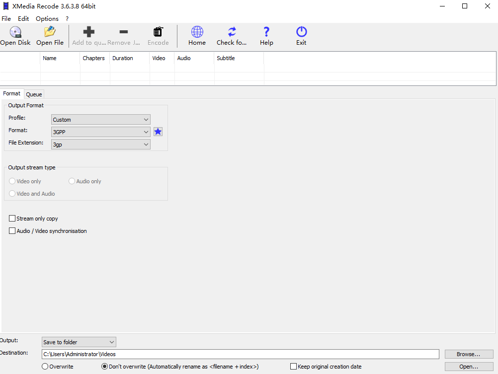 XMediaRecode v3.6.3.9音频视频转码工具便携版